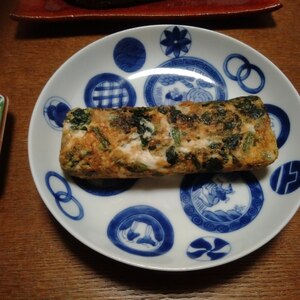 野沢菜漬けの卵焼き